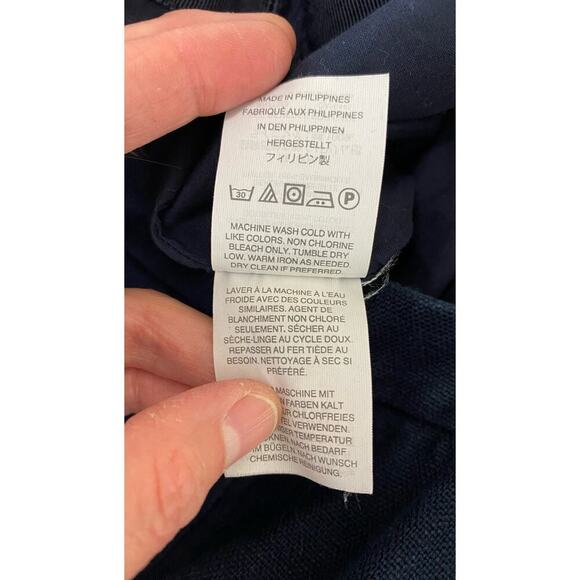 J. Crew Women's Size 0 Navy Blue Green Rickrack Trim Lined Linen Pencil Skirt - Picture 5 of 7